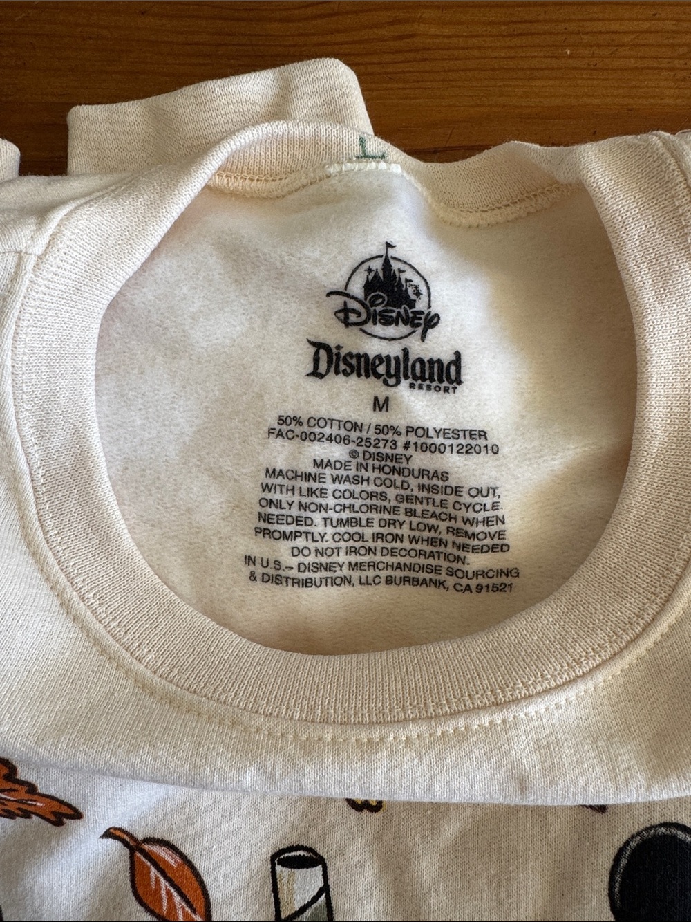 Disney Disneyland Resort Pumpkin Spice & Everything Nice Crewneck Sweatshirt - Picture 11 of 16